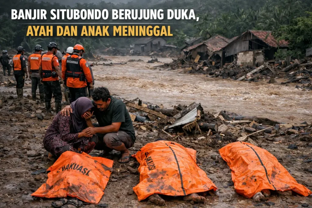 Banjir Situbondo Berujung Duka