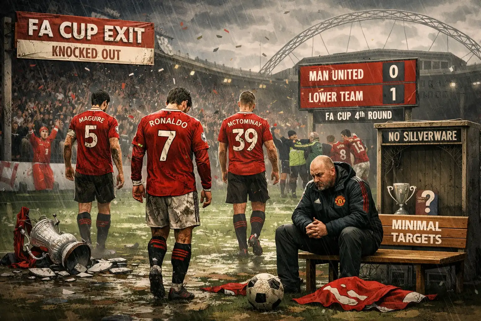 Read more about the article Manchester United Kandas di Putaran Piala FA: Hampa Gelar dan Cuma Punya Target Yang Minimalis