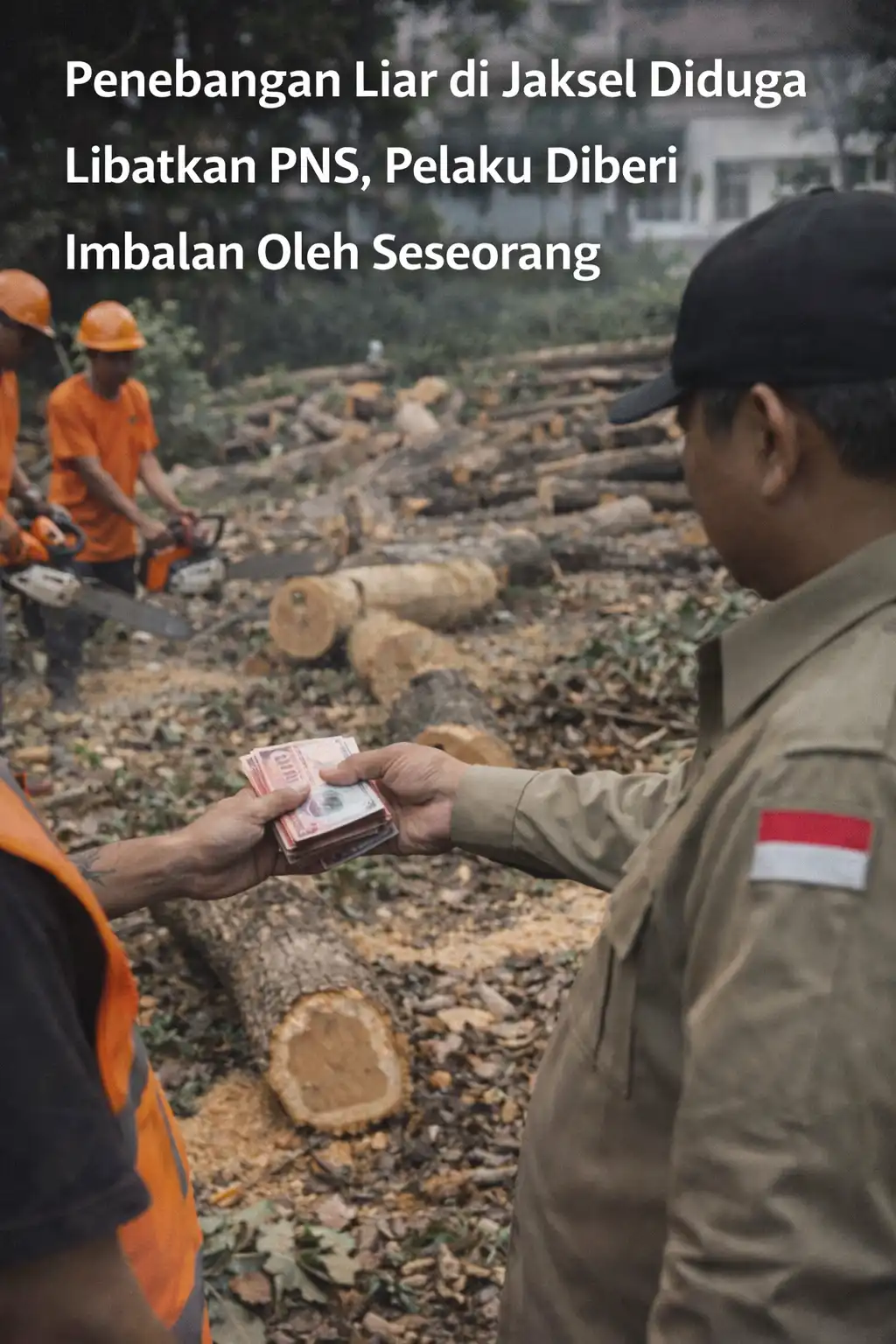 Read more about the article Penebangan Liar di Jaksel Diduga Libatkan PNS, Pelaku Diberi Imbalan Oleh Seseorang
