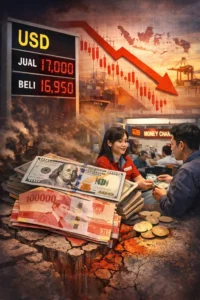 Read more about the article Rupiah Melemah Nyaris Rp17.000 per USD, Pemerintah Diminta Jaga Agar Tak Makin Parah